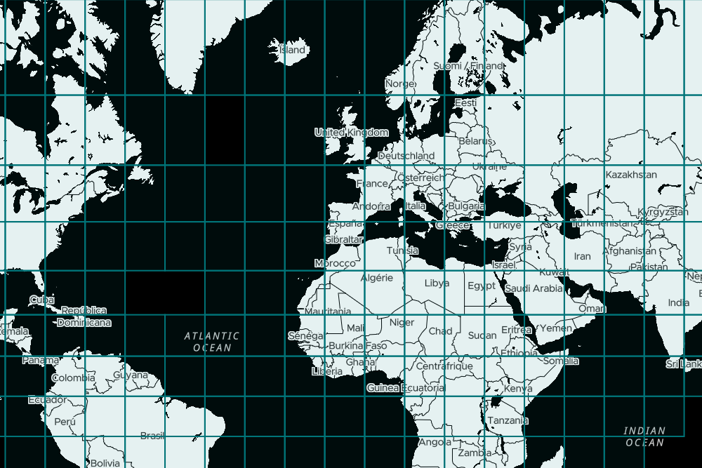 10° and 1° Grids